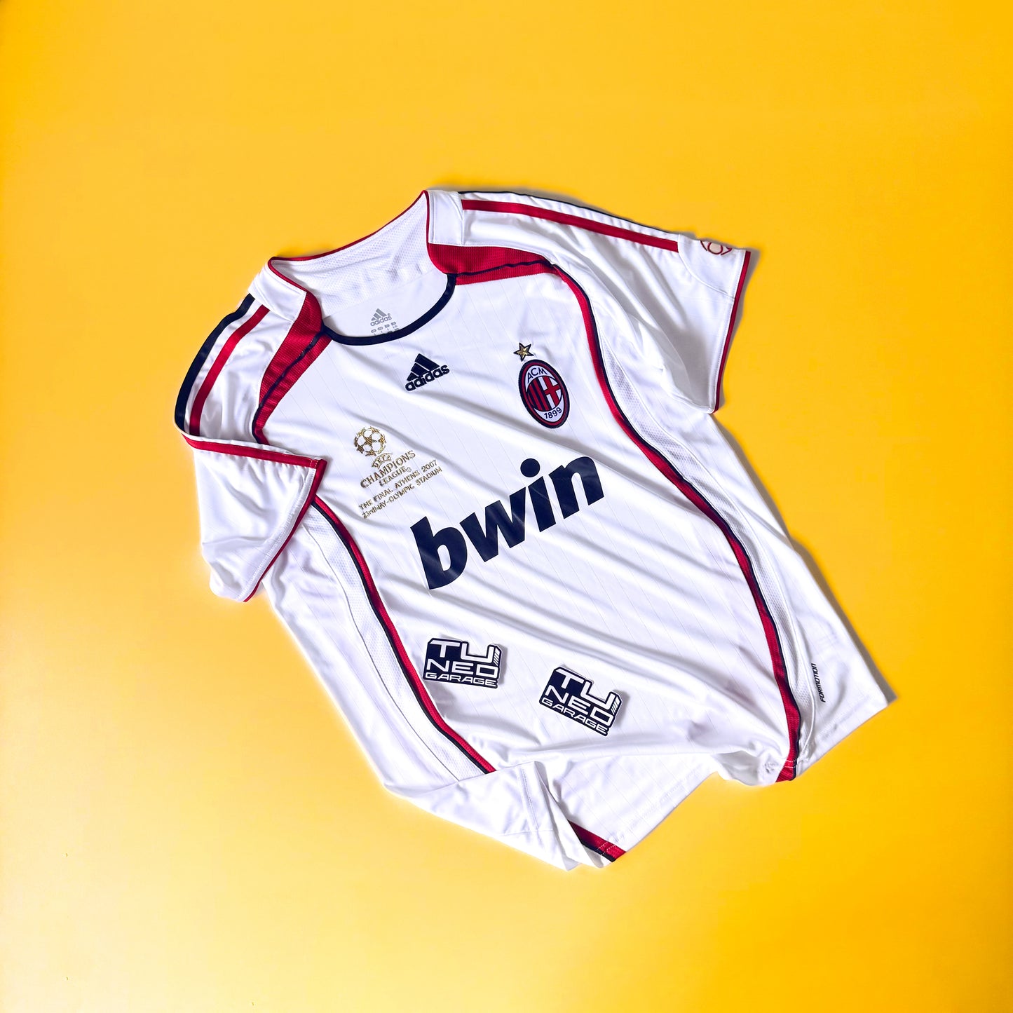 AC MILAN RETRO JERSEY 2007/08 WHITE
