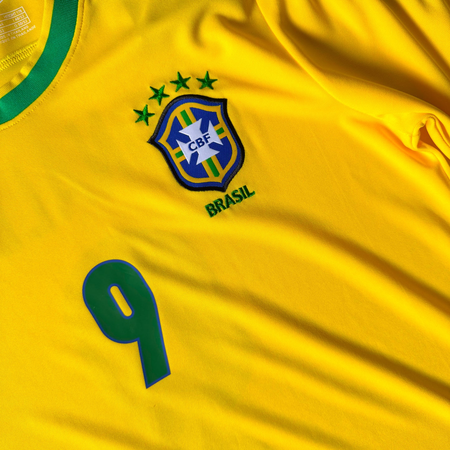 RETRO BRASIL 98 YELLOW JERSEY RONALDO 9
