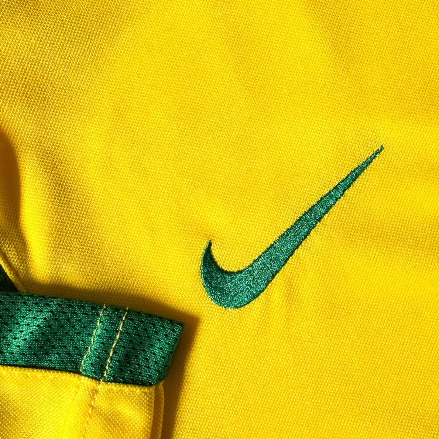 BRAZIL 2002 YELLOW STSSY JERSEY