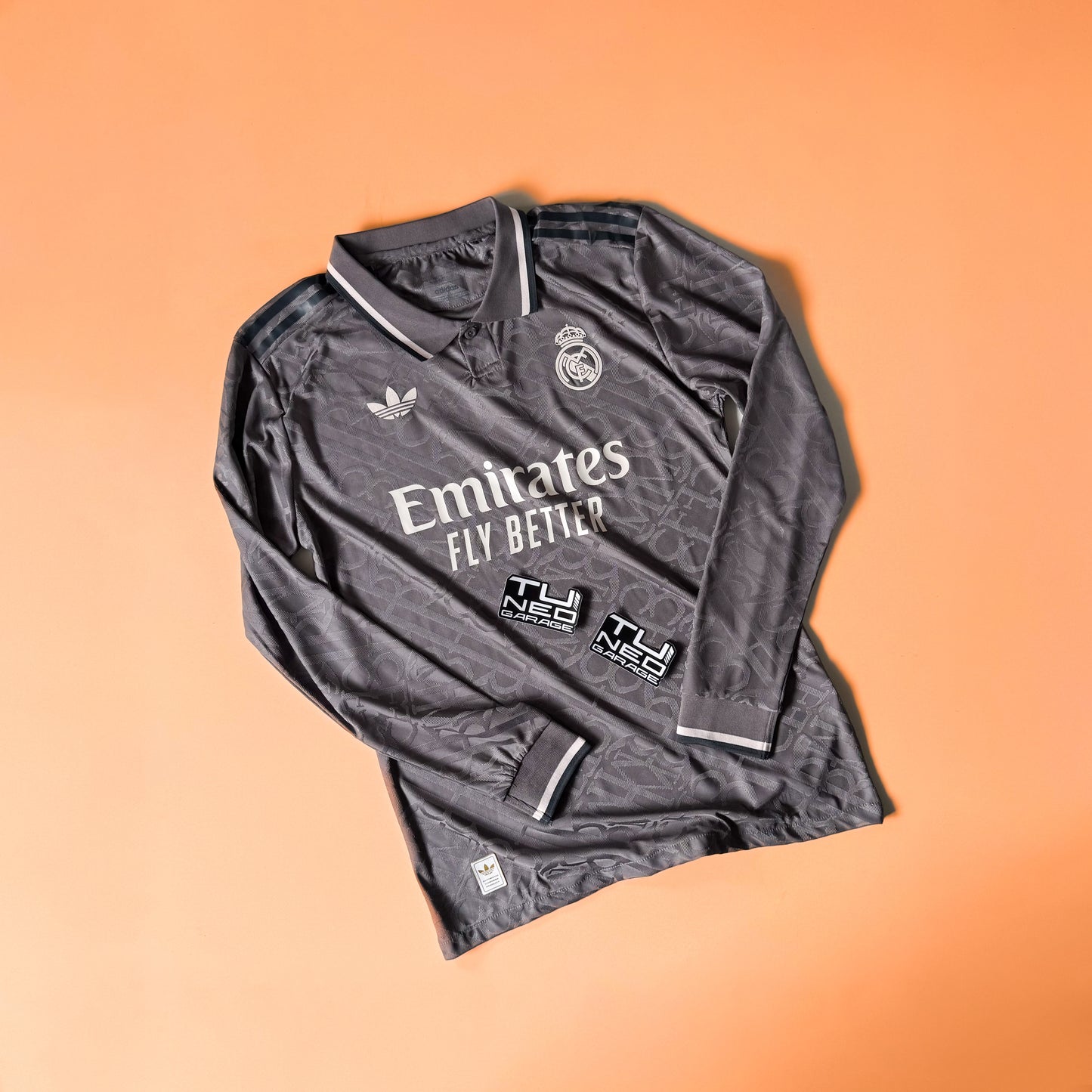 REAL MADRID THIRD JERSEY 2024/25 LONG SLEEVE AUTHENTIC VERSION