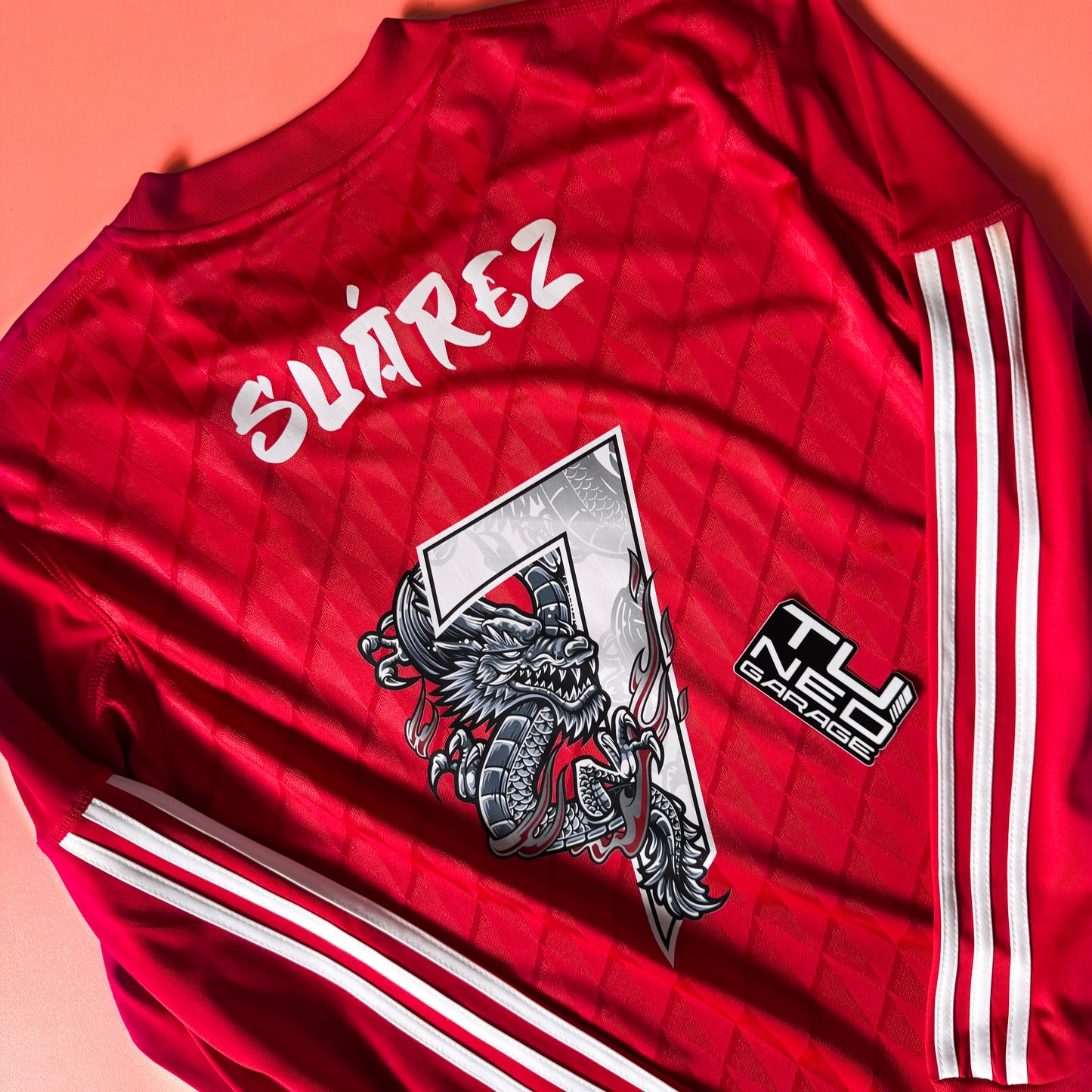 RETRO LIVERPOOL HOME JERSEY 2011/12 CUSTOM FLAME DRAGON