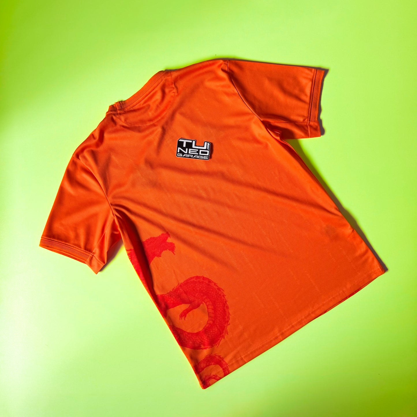 REAL MADRID SMOKE DRAGON ORANGE JERSEY