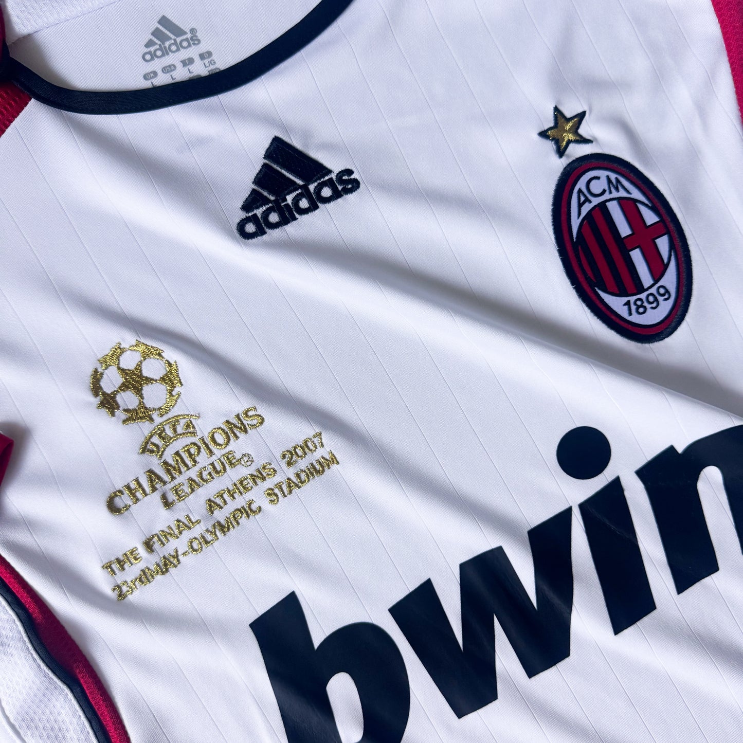 AC MILAN RETRO JERSEY 2007/08 WHITE