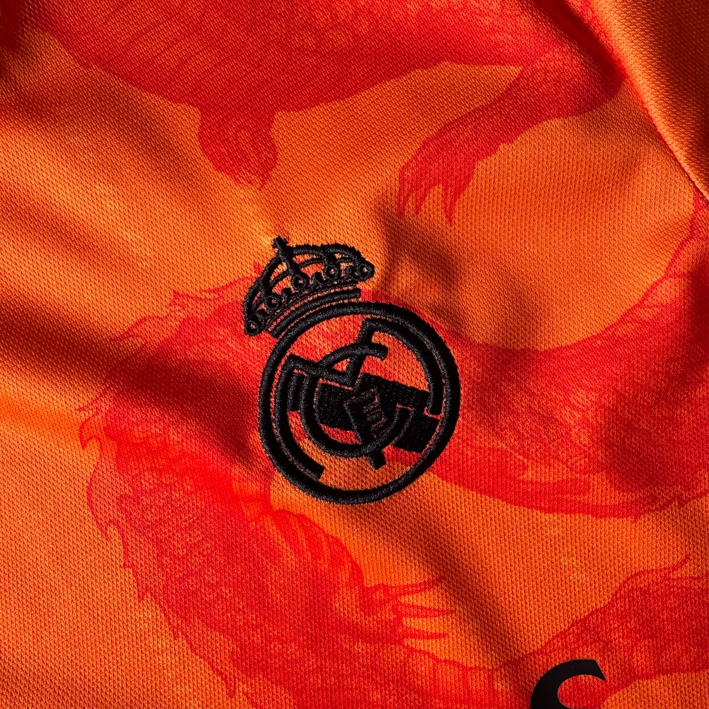 REAL MADRID SMOKE DRAGON ORANGE JERSEY