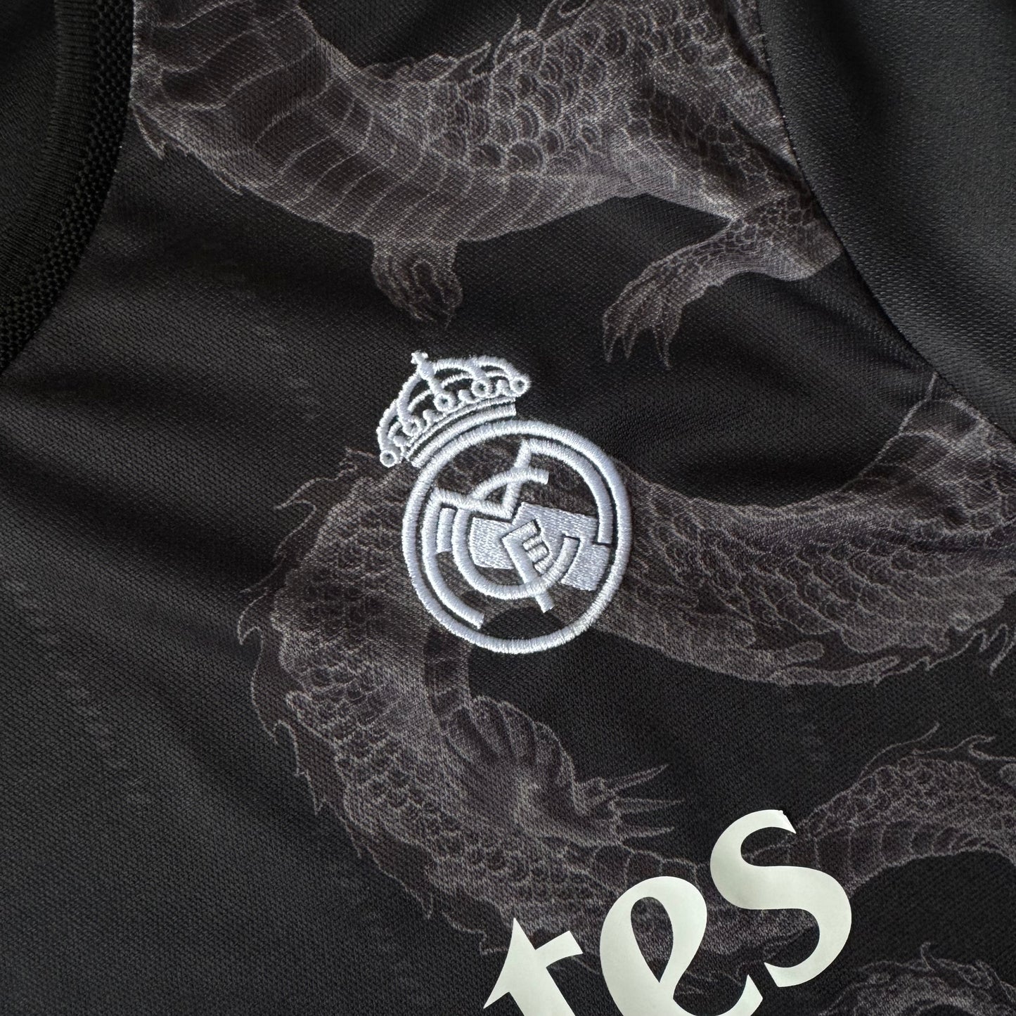 REAL MADRID SMOKE DRAGON BLACK JERSEY
