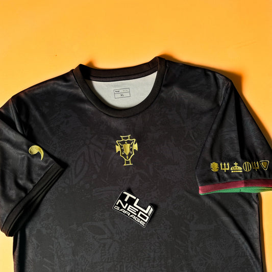 PORTUGAL JERSEY SPECIAL EDITION GOAT SIGNATURE BLACK