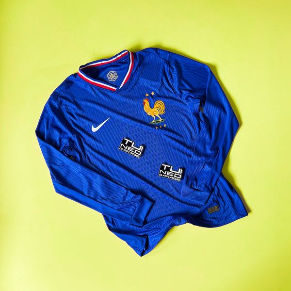 FRANCE HOME JERSEY 2024/25 LONG SLEEVE AUTHENTIC VERSION