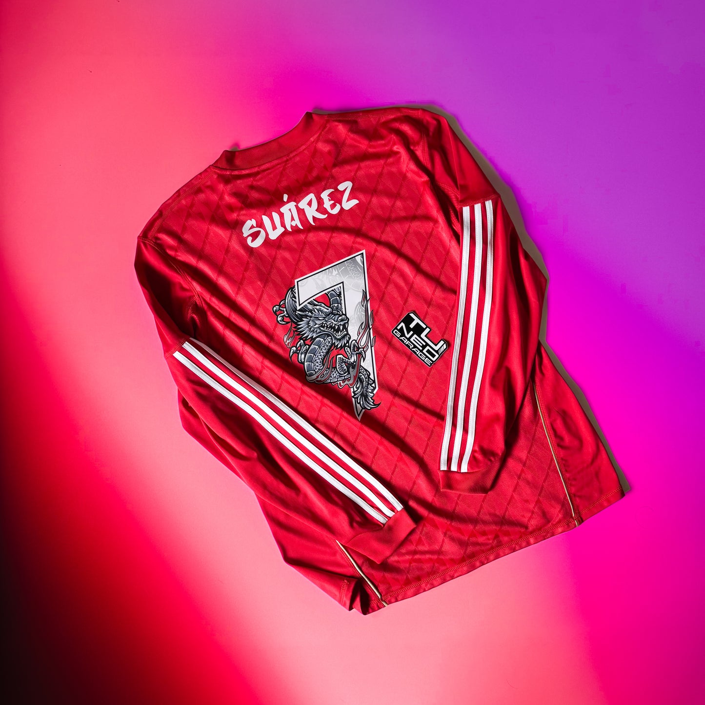 RETRO LIVERPOOL HOME JERSEY 2011/12 CUSTOM FLAME DRAGON