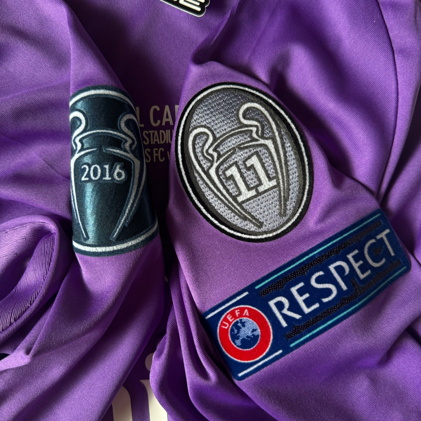 RETRO REAL MADRID THIRD 2016/17 PURPLE + PATCHES