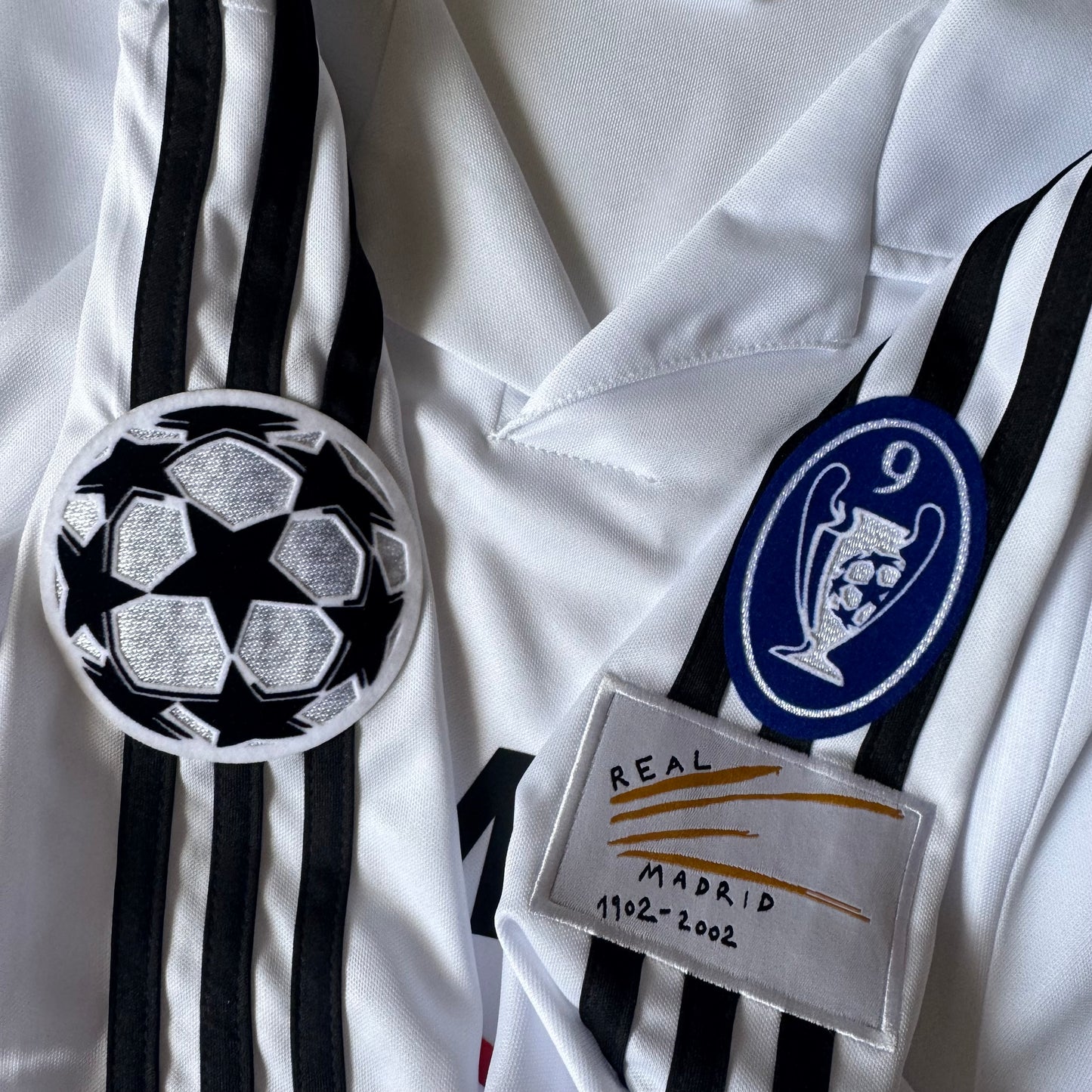RETRO REAL MADRID 2003/04 HOME JERSEY WHITE + PATCHES