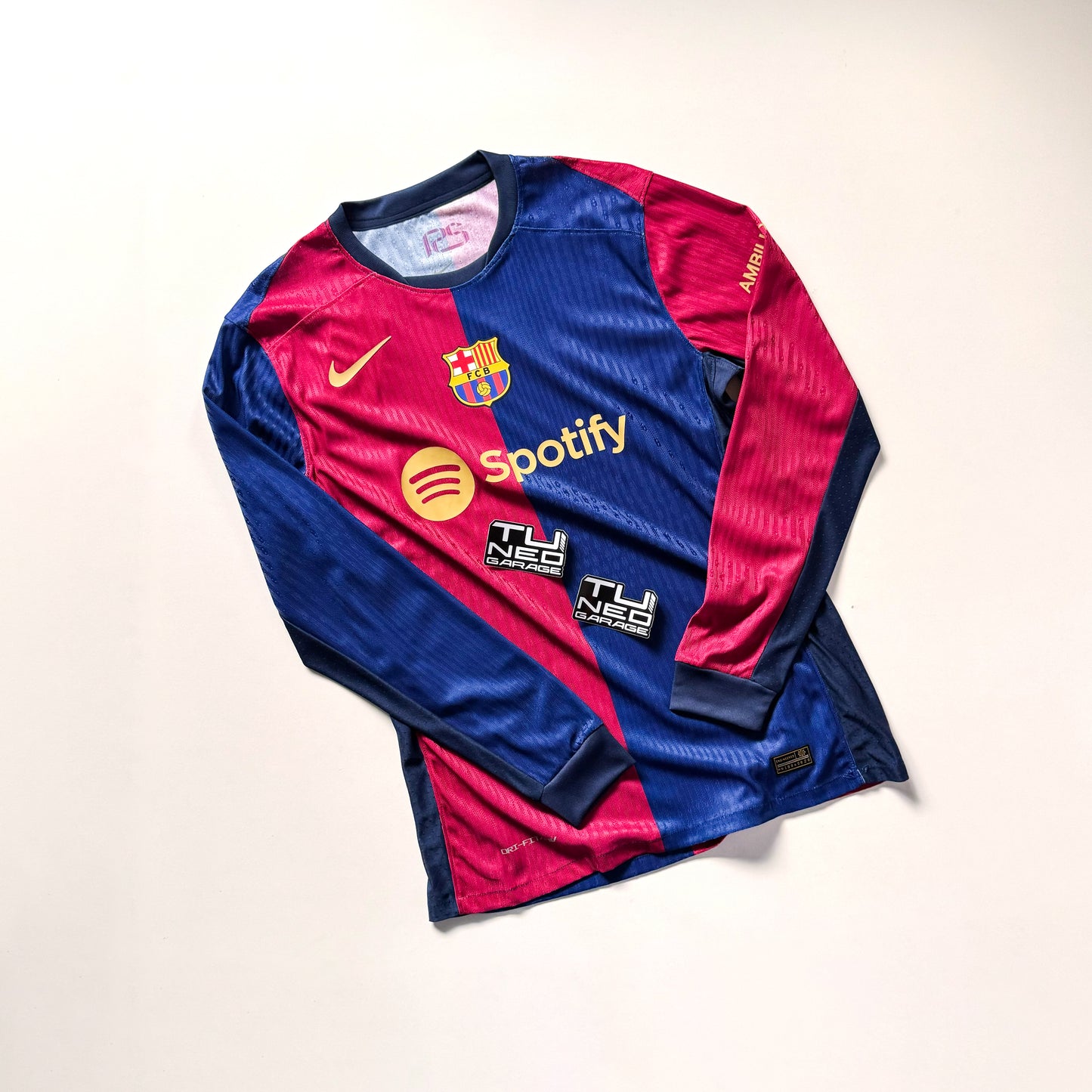 FC BARCELONA HOME KIT 2024/25 LONG SLEEVE AUTHENTIC