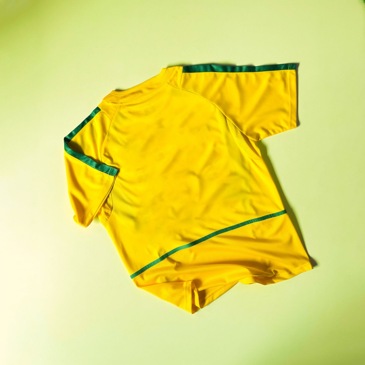 BRAZIL 2002 YELLOW STSSY JERSEY