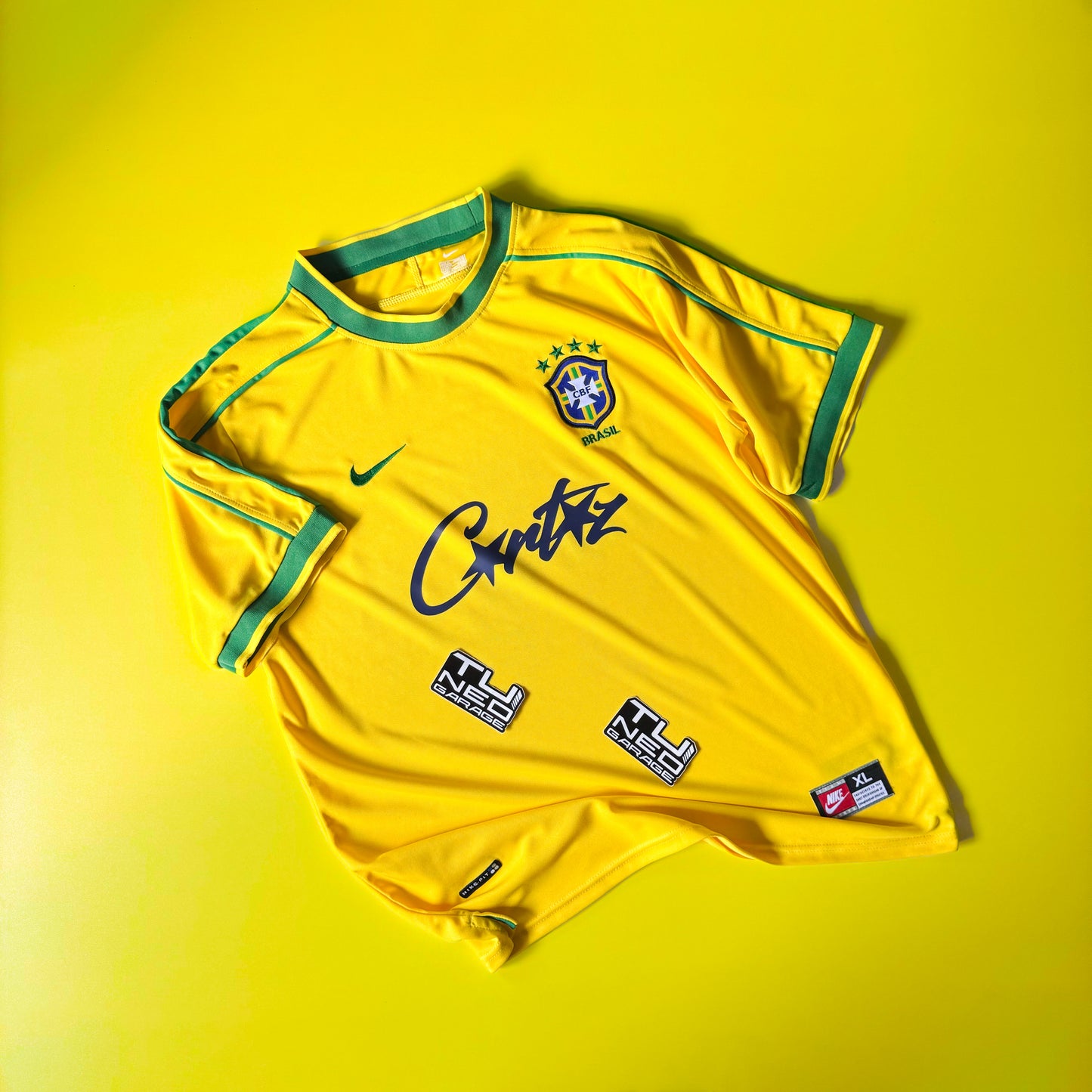 RETRO BRAZIL 98 CORTEIZ NINJA LOGO YELLOW