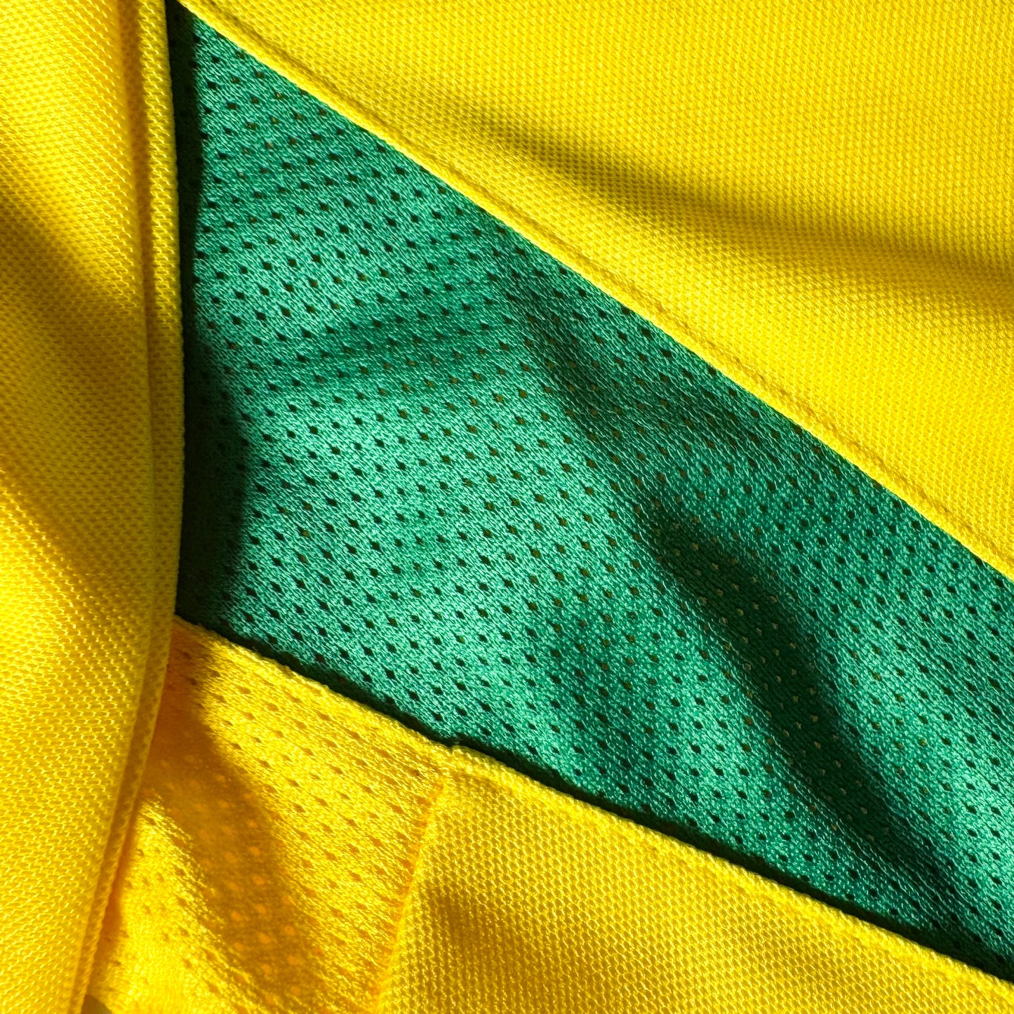 BRAZIL 2002 YELLOW STSSY JERSEY