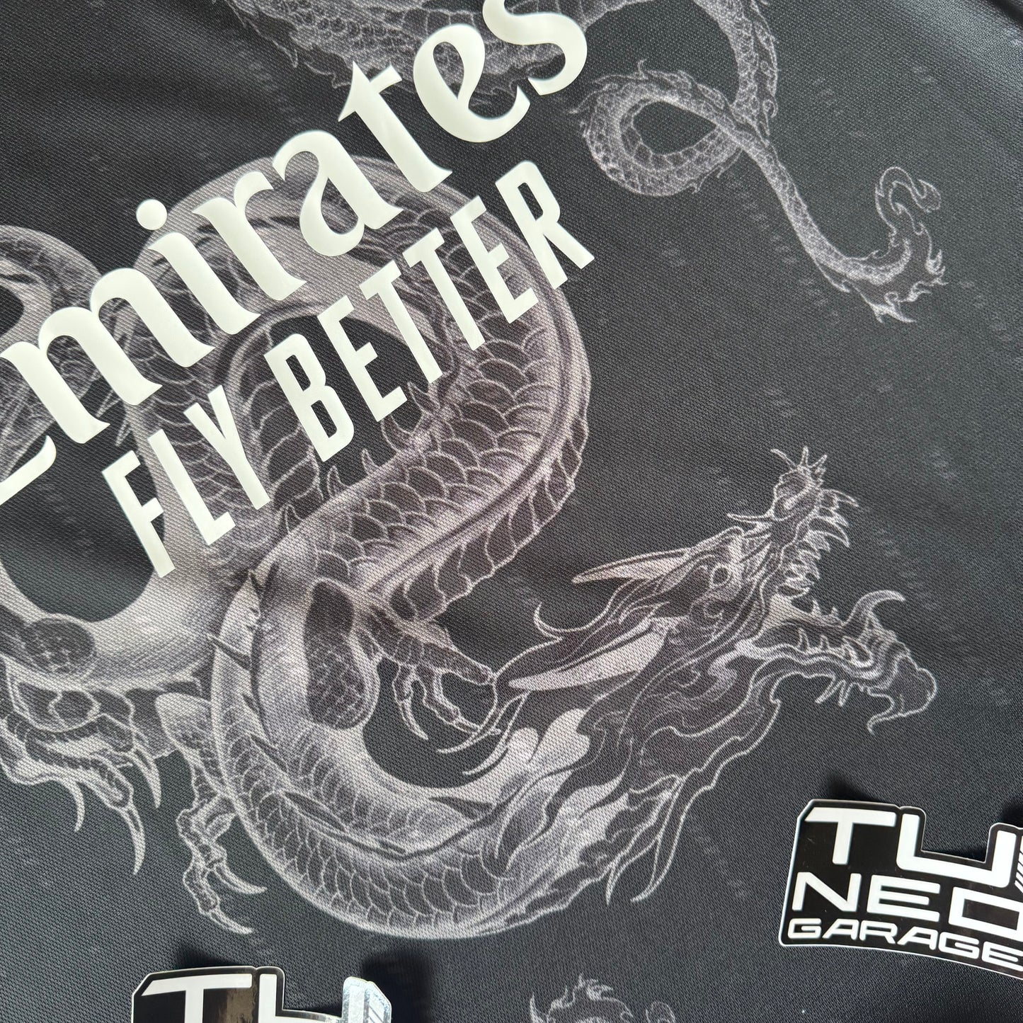 REAL MADRID SMOKE DRAGON BLACK JERSEY