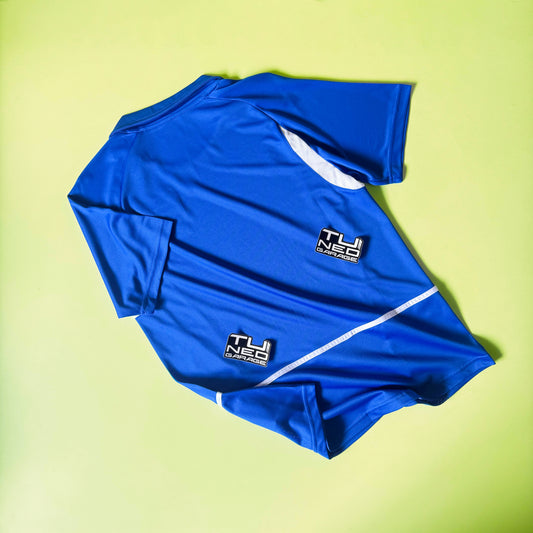 BRAZIL JOGA BONITO 2002 RETRO BLUE JERSEY