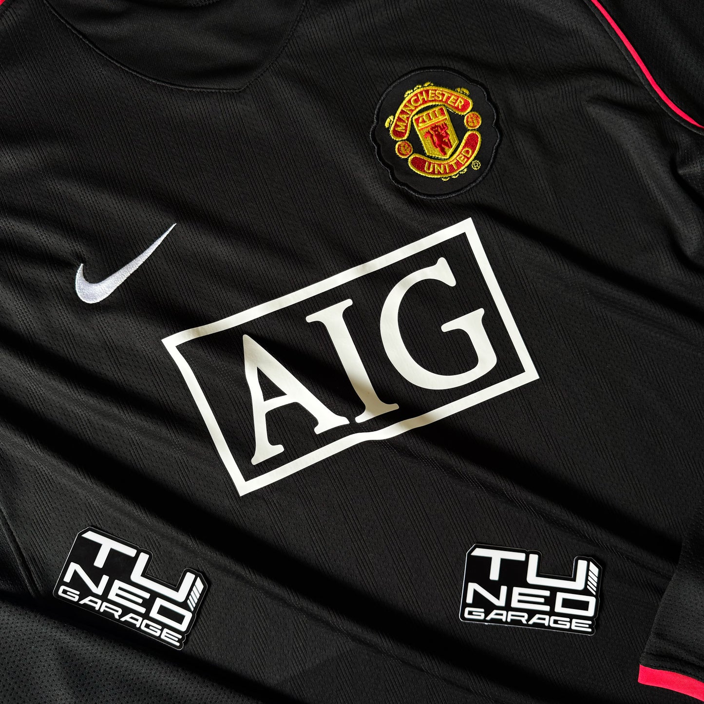 Maillot rétro à manches longues Manchester United extérieur 2007/08
