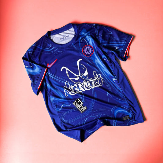 CHELSEA x CORTEIZ and EYES AT FRONT (2024/25 HOME JERSEY)