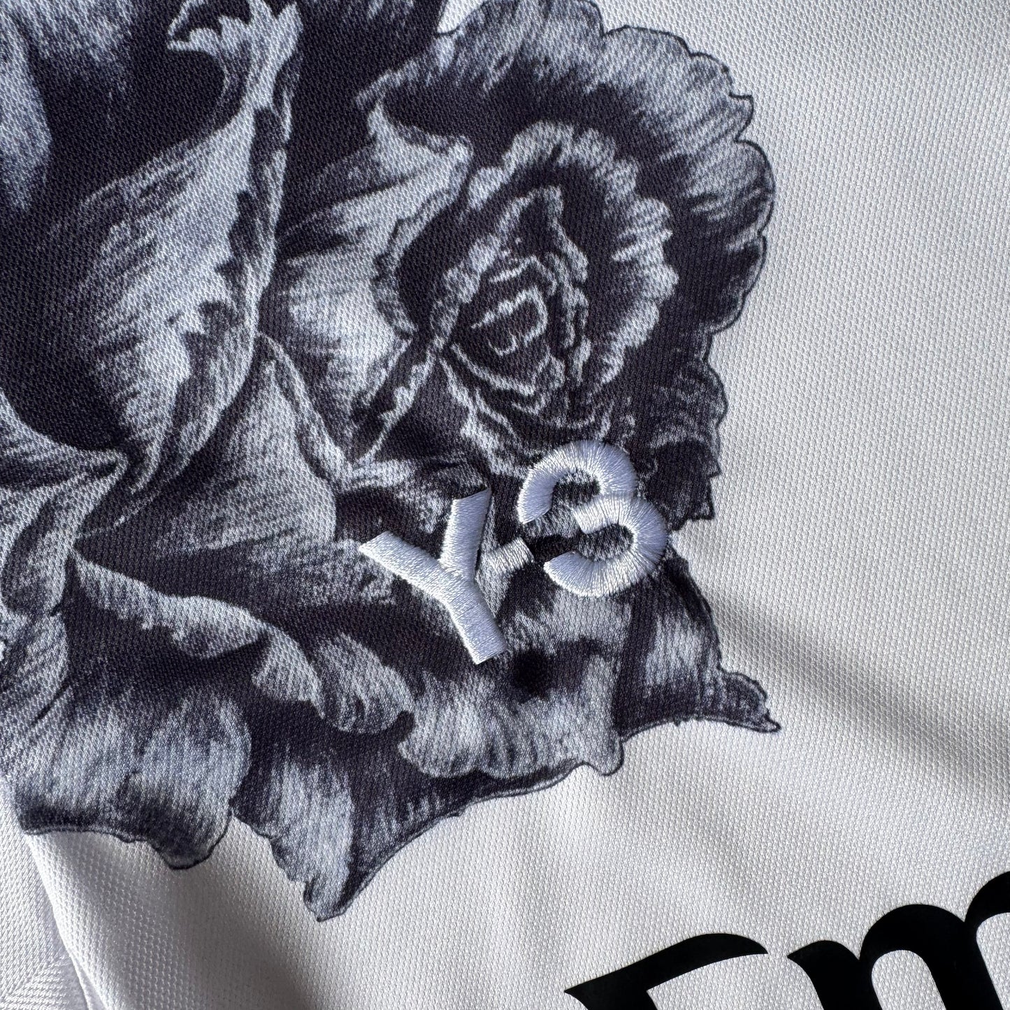 REAL MADRID Y-3 WHITE FLOWERS JERSEY