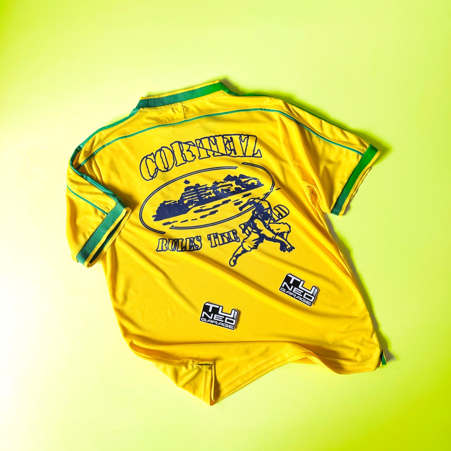 RETRO BRAZIL 98 CORTEIZ NINJA LOGO YELLOW