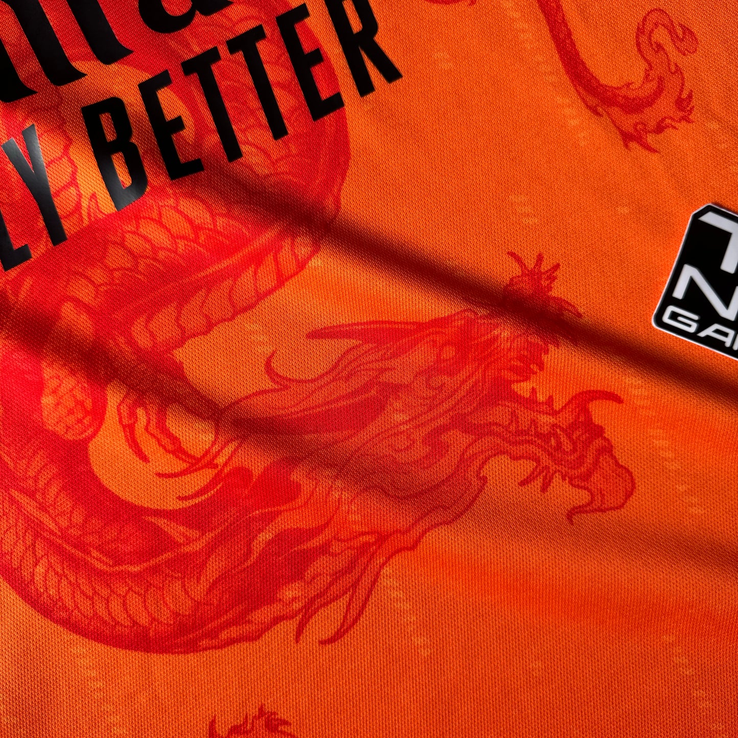 REAL MADRID SMOKE DRAGON ORANGE JERSEY