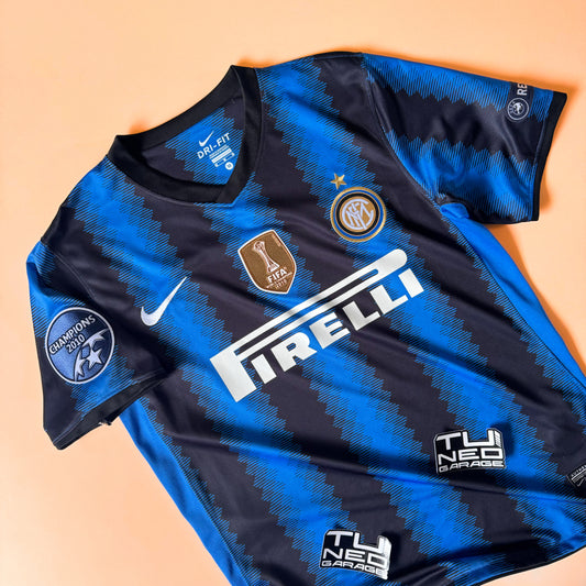 RETRO INTER MILAN 2010/11 HOME + PATCHES