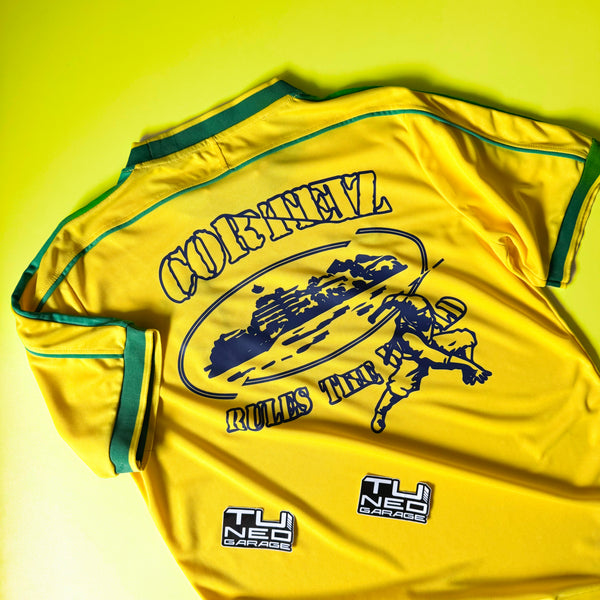 RETRO BRAZIL 98 CORTEIZ NINJA LOGO YELLOW