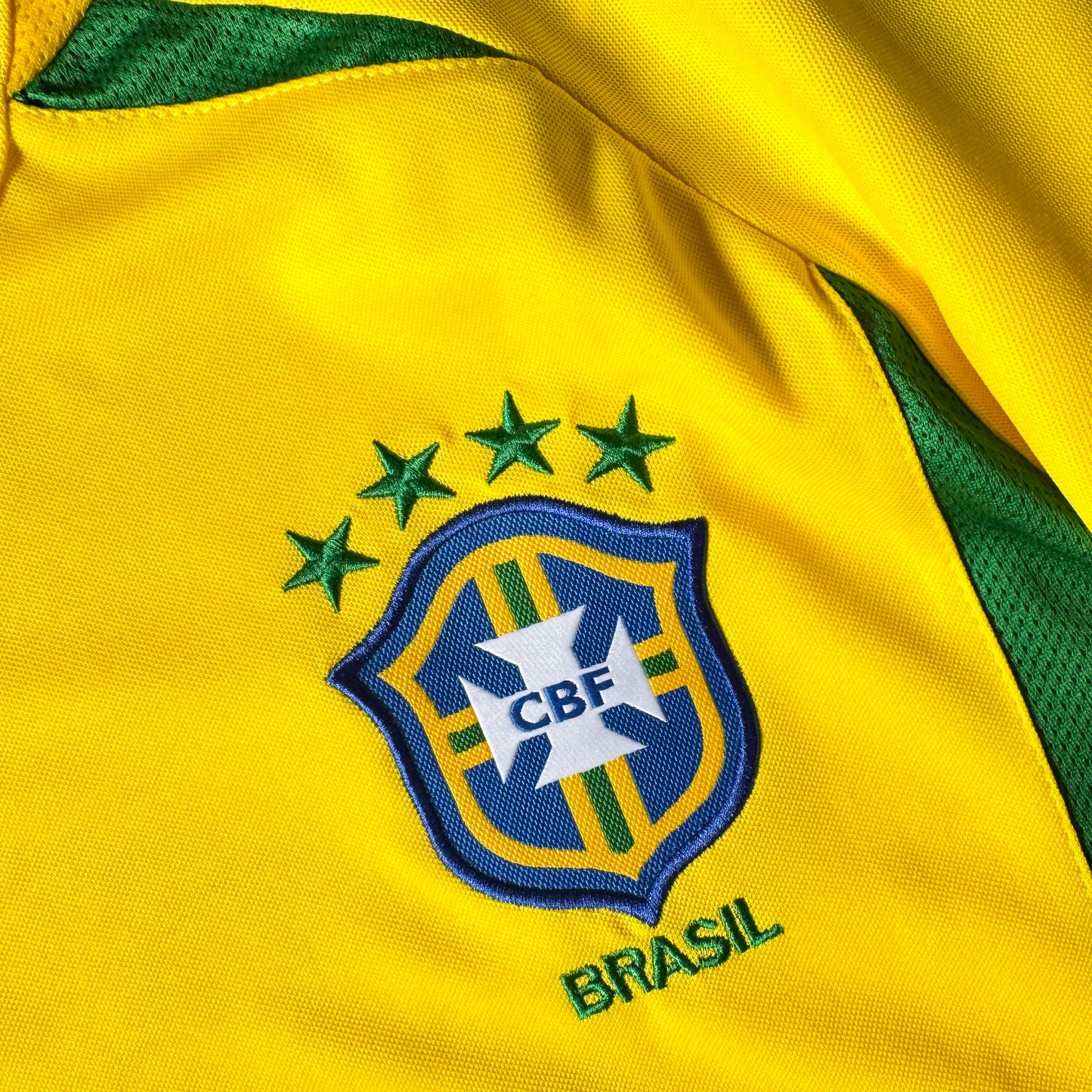 BRAZIL 2002 YELLOW STSSY JERSEY