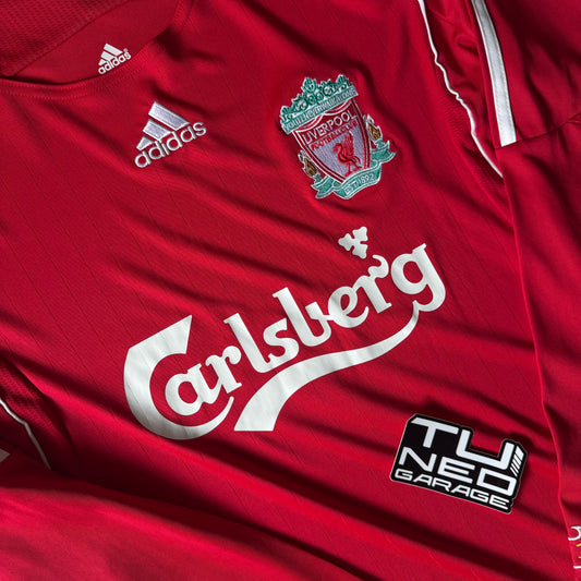 RETRO LIVERPOOL 2007/08 HOME JERSEY LONG SLEEVE