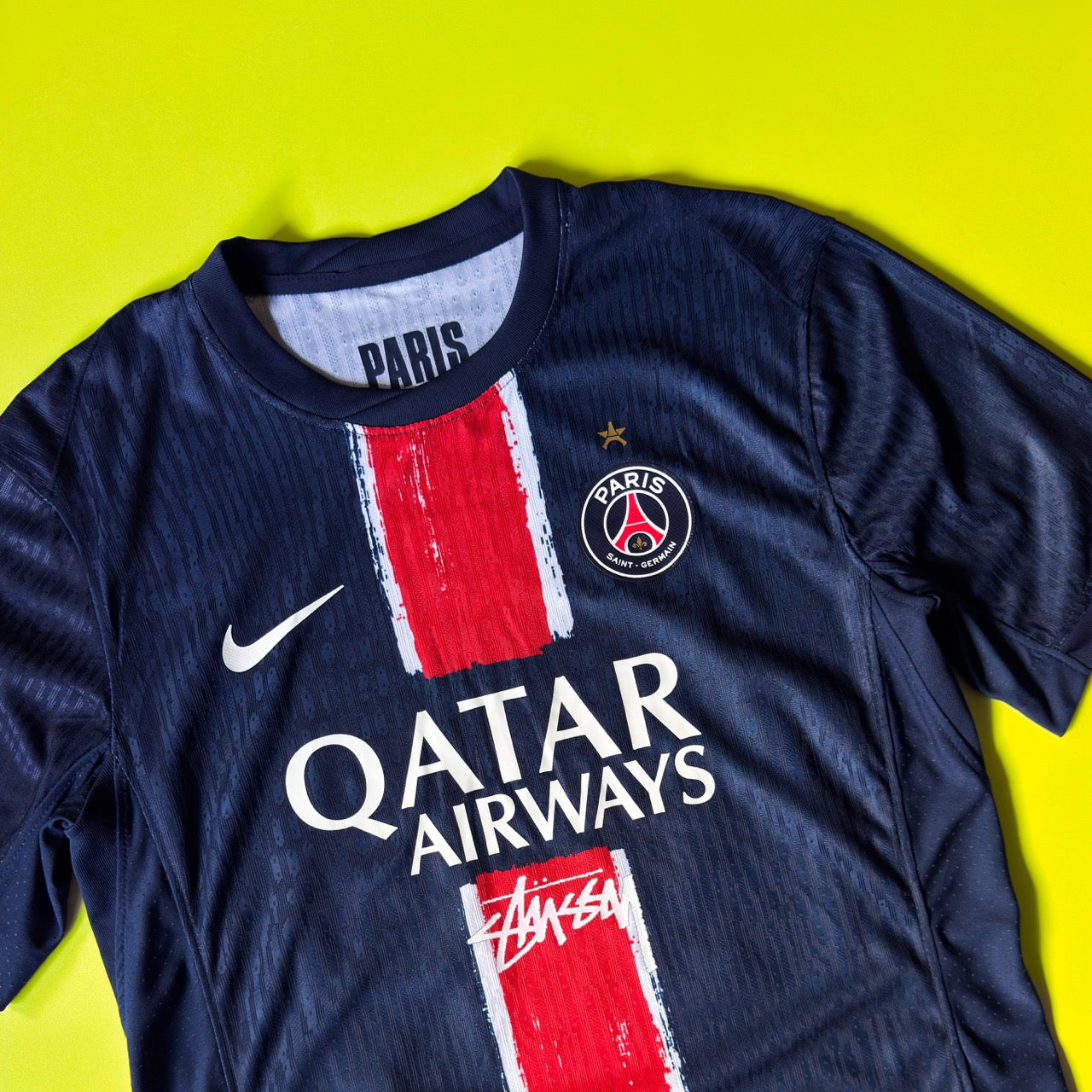 PSG HOME JERSEY 2024/25 BLUE CUSTOMIZED STSSY BULLETPROOF VEST