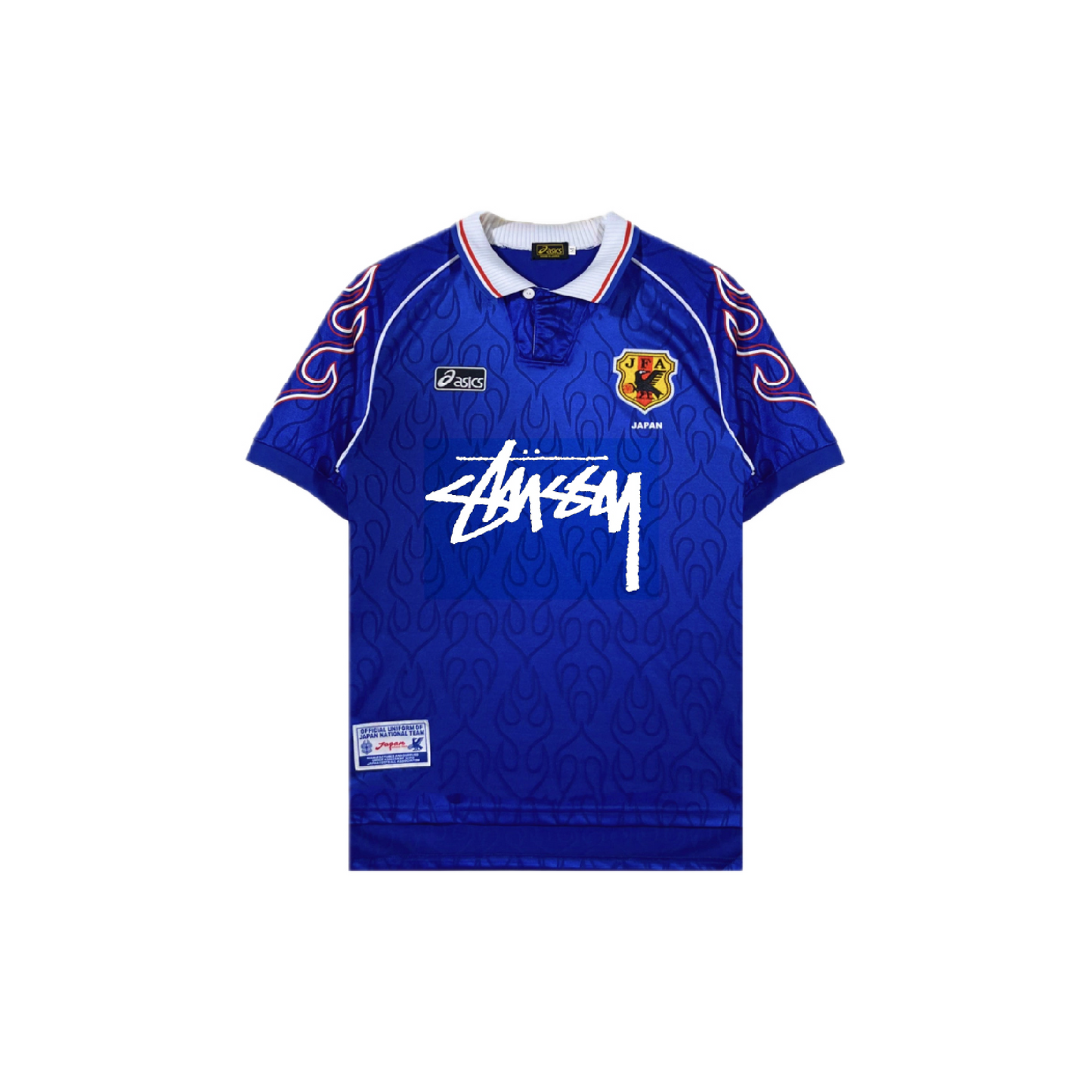 JAPAN 98 BLUE STSSY JERSEY RETRO