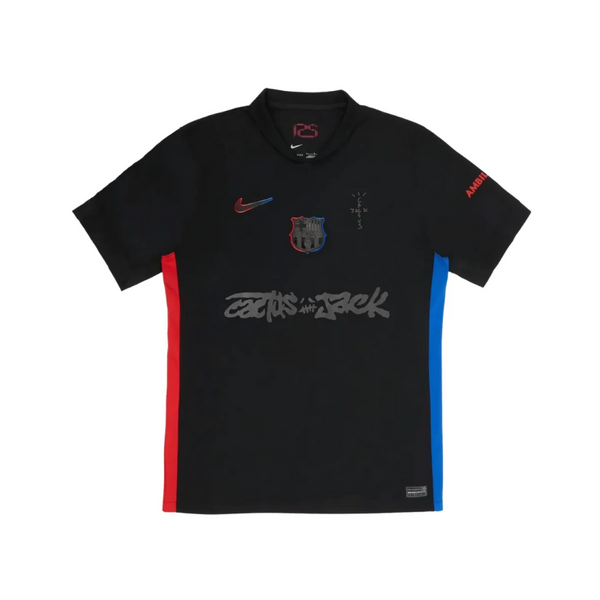 BARCELONA AWAY JERSEY BLACK 2024/25 SPECIAL EDITION CACTUS JACK