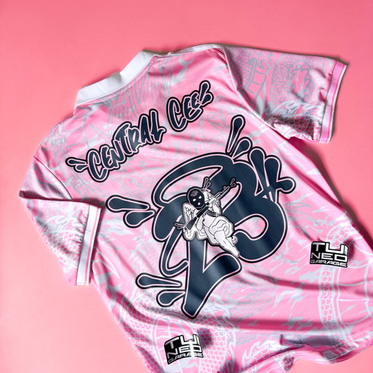 POLO REAL MADRID DRAGON ROSE PERSONNALISÉ ANGELS