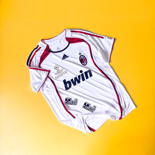 AC MILAN RETRO JERSEY 2007/08 WHITE