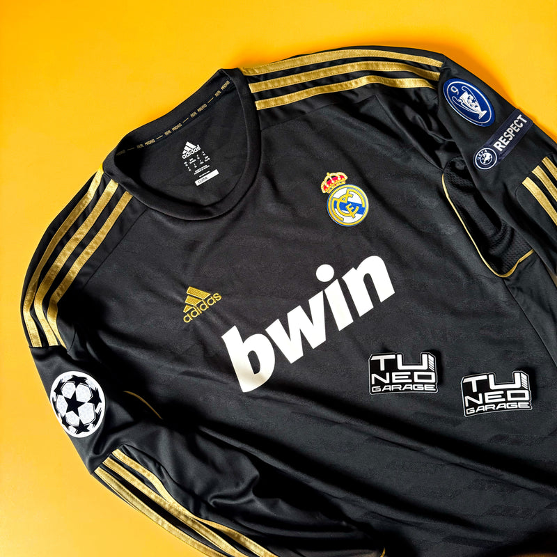Maillot rétro Real Madrid extérieur 2011/12 noir à manches longues