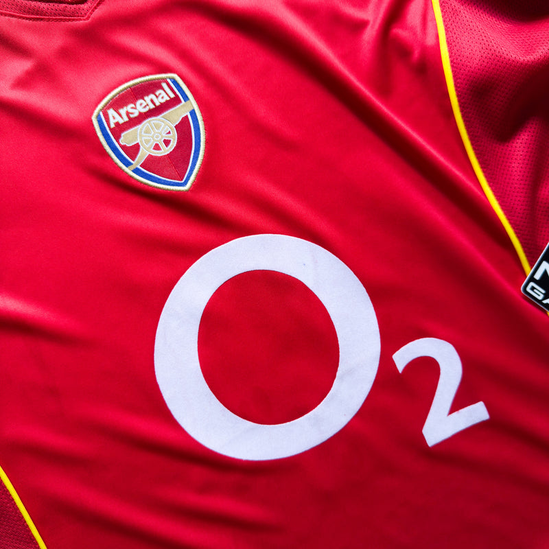 ARSENAL RETRO HOME JERSEY 2004/05 O2 CUSTOMIZED ANGELS