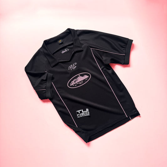 MAILLOT DE FOOTBALL CORTEIZ TALISMO NOIR/ROSE CUSTOM ANGELS TUNEDGARAGEWORLD