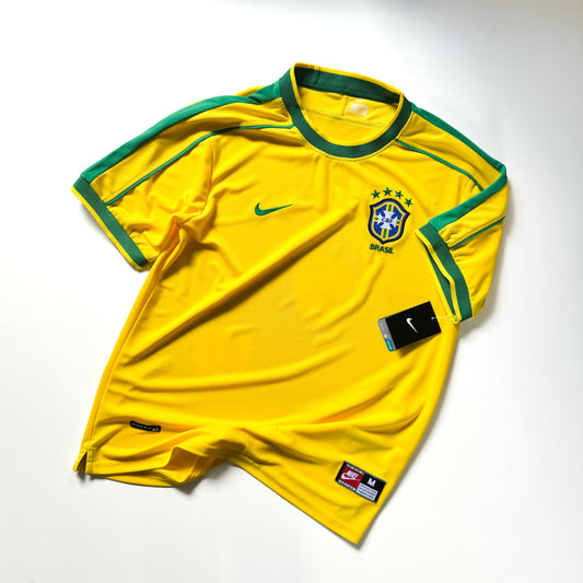 CAMISETA AMARILLA RETRO BRASIL 98