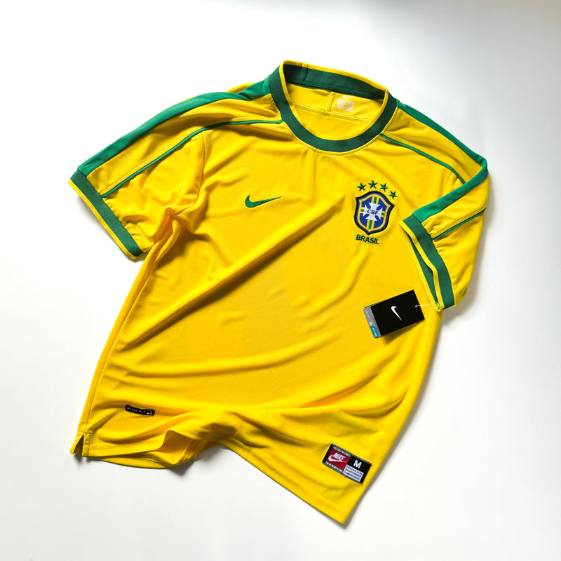 MAILLOT JAUNE RÉTRO BRÉSIL 98