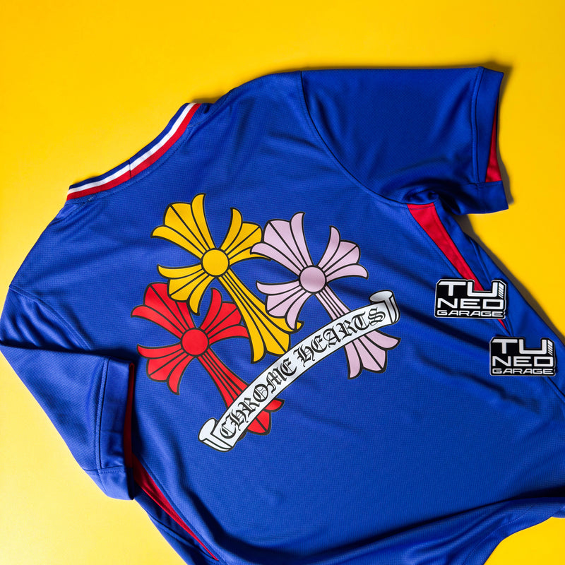 FRANCE HOME JERSEY 2024/25 CUSTOMIZED CHROME HEARTS