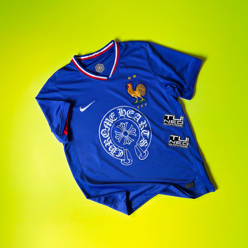 FRANCE HOME JERSEY 2024/25 CUSTOMIZED CHROME HEARTS