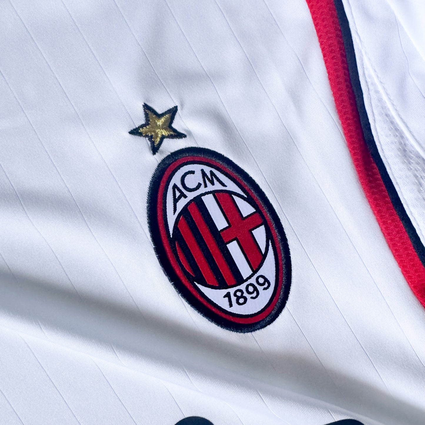 AC MILAN RETRO JERSEY 2007/08 WHITE