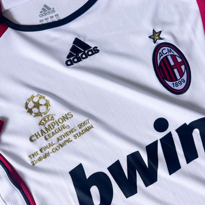 AC MILAN RETRO JERSEY 2007/08 WHITE