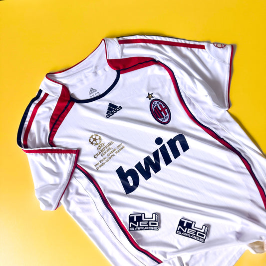 AC MILAN RETRO JERSEY 2007/08 WHITE