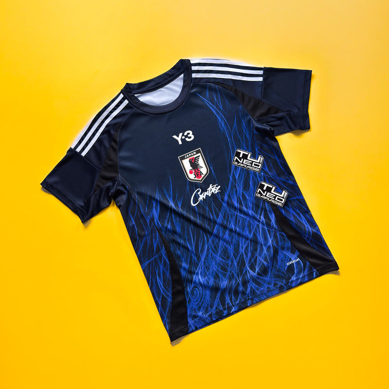 JAPAN Y-3 HOME JERSEY 2024/25 BLUE CUSTOMIZED CORTEIZ LOGO