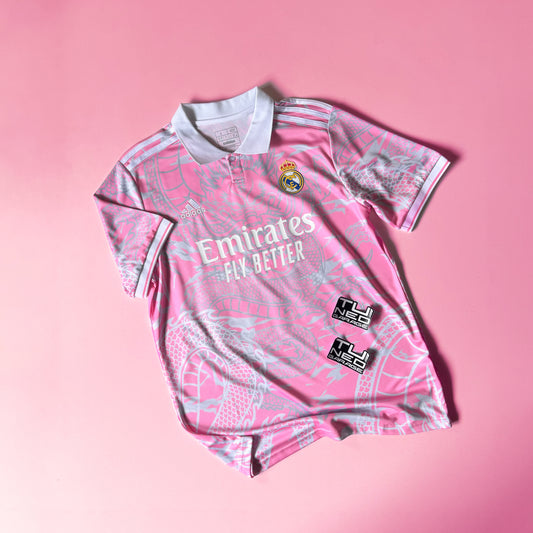 POLO REAL MADRID DRAGON ROSE PERSONNALISÉ ANGELS