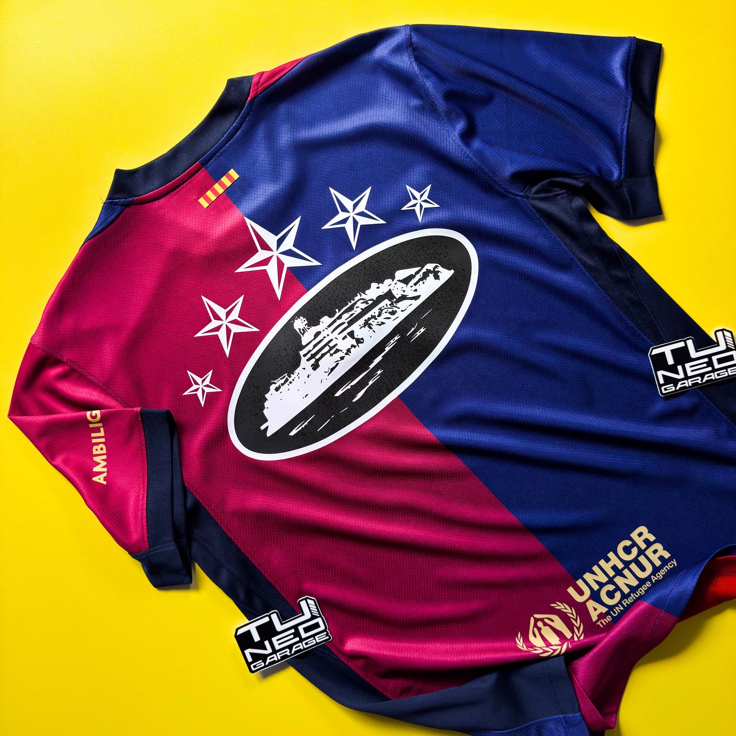 FC BARCELONA HOME JERSEY 2024/25 CUSTOMIZED CORTEIZ LOGO