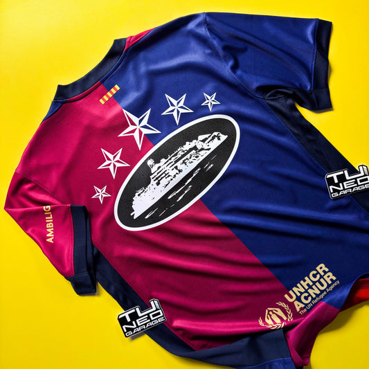 FC BARCELONA HOME JERSEY 2024/25 CUSTOMIZED CORTEIZ LOGO