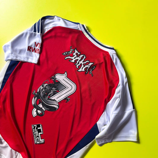 ARSENAL HOME JERSEY 2024/25 CUSTOM LIORA DRAGON
