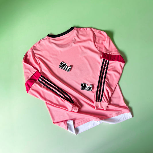 Maillot rétro extérieur Juventus 2015/16 rose à manches longues